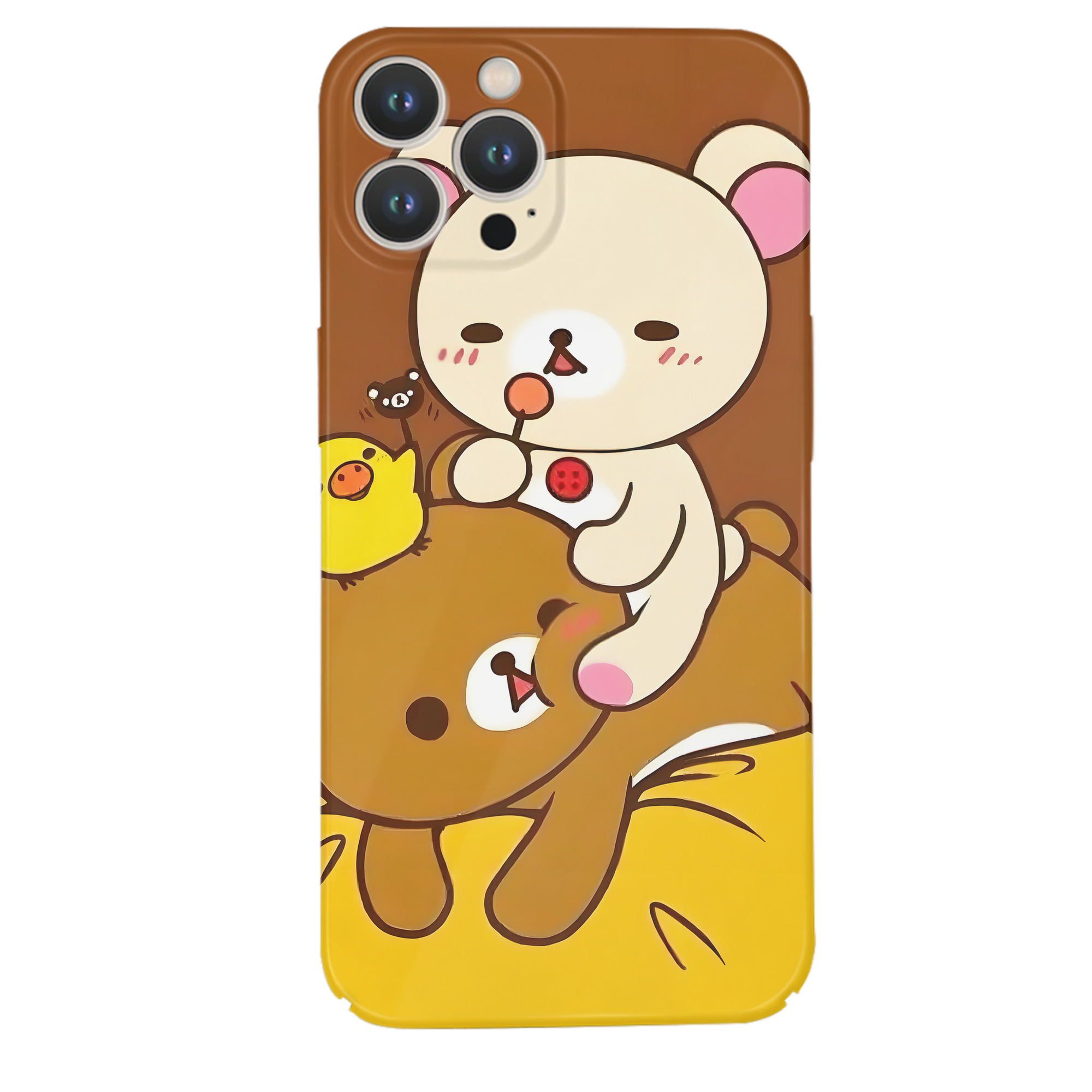 （画像用） リラックマ リラックマ キイロイトリ Rilakkuma Korilakkuma Kiiroitori 【iPhone 14シリーズ対応】ハードケース